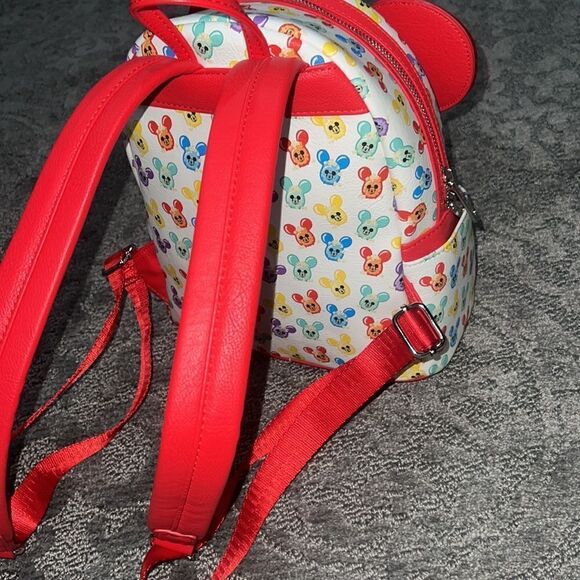 •Loungefly mini backpack Mickey Popcorn• - Picture 5 of 12
